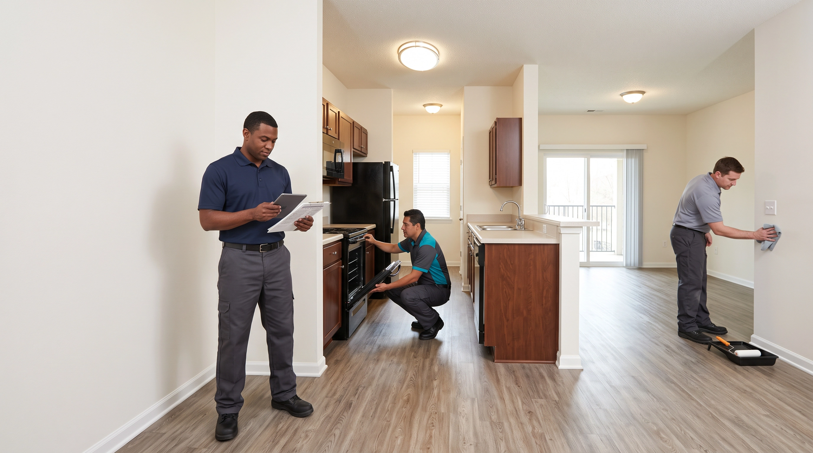 Property services team supported by a modern operations platform.